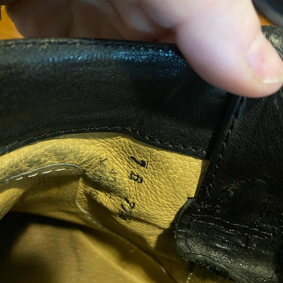 FRYE black leather booties size 7 - Picture 2 of 5